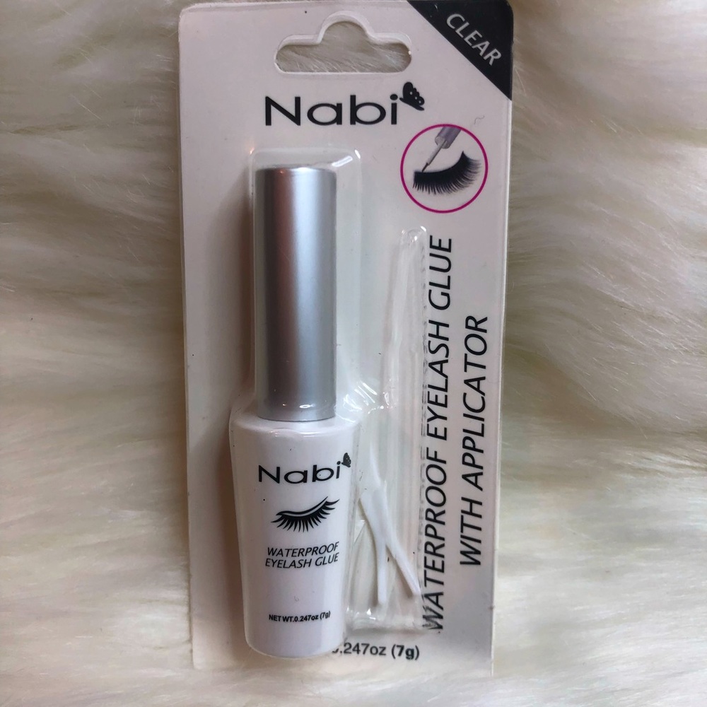 Waterproof eyelash glue black /clear